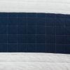 Twin Navy White Stripe 2 Piece Cotton Lightweight Quilt Set
