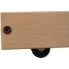 Twin size Solid Wood Roll-Out Trundle Bed Frame - Made in USA