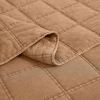 King / California King size Taupe Brown Sienna Faded Stone Washed Cotton Quilt